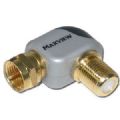 MAXVIEW ANGLED F CONNECTOR GOLD