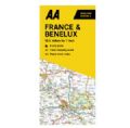 AA FRANCE BELGIUM LUXEMBOURG ROAD MAP